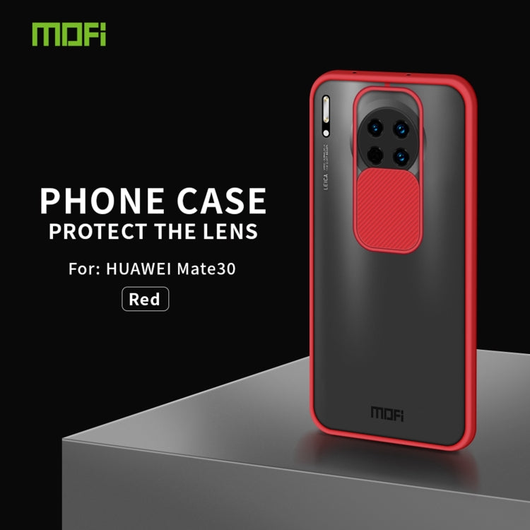 For Huawei Mate 30 MOFI Xing Dun Series PC + TPU Anti-peep Waterproof And Anti-drop All-inclusive Protective Shell, Translucent Frosted(Red) - Huawei Cases by MOFI | Online Shopping UK | buy2fix