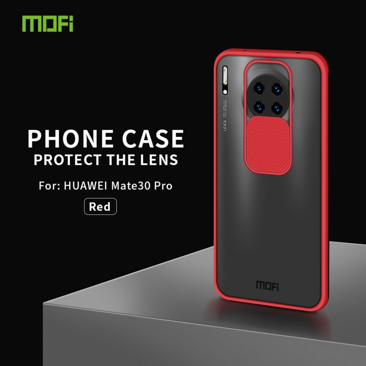 For Huawei Mate 30 Pro MOFI Xing Dun Series PC + TPU Anti-peep Waterproof And Anti-drop All-inclusive Protective Shell, Translucent Frosted(Red) - Huawei Cases by MOFI | Online Shopping UK | buy2fix