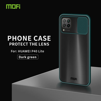 For Huawei P40 lite MOFI Xing Dun Series PC + TPU Anti-peep Waterproof And Anti-drop All-inclusive Protective Shell, Translucent Frosted(Green) - Huawei Cases by MOFI | Online Shopping UK | buy2fix