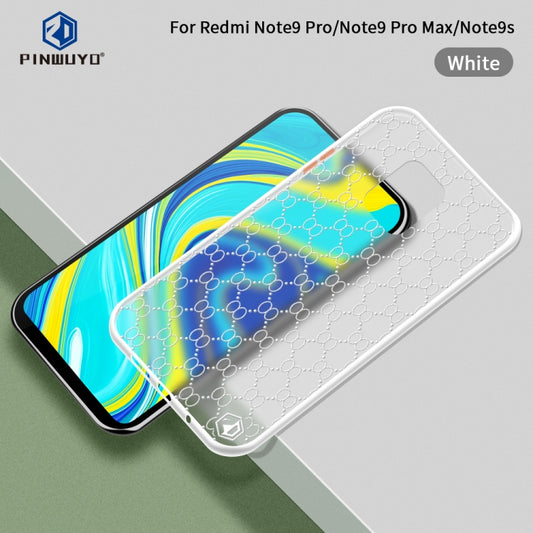 For Xiaomi Redmi Note 9S PINWUYO Series 2nd Generation PC + TPU Anti-drop All-inclusive Protective Shell Matte Back Cover(White) - Xiaomi Cases by PINWUYO | Online Shopping UK | buy2fix