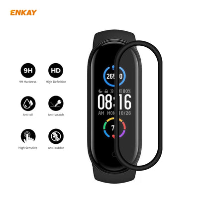 1 PCS For Xiaomi Mi Band 5 ENKAY Hat-Prince 3D Full Screen Soft PC Edge + PMMA HD Screen Protector Film - Screen Protector by ENKAY | Online Shopping UK | buy2fix