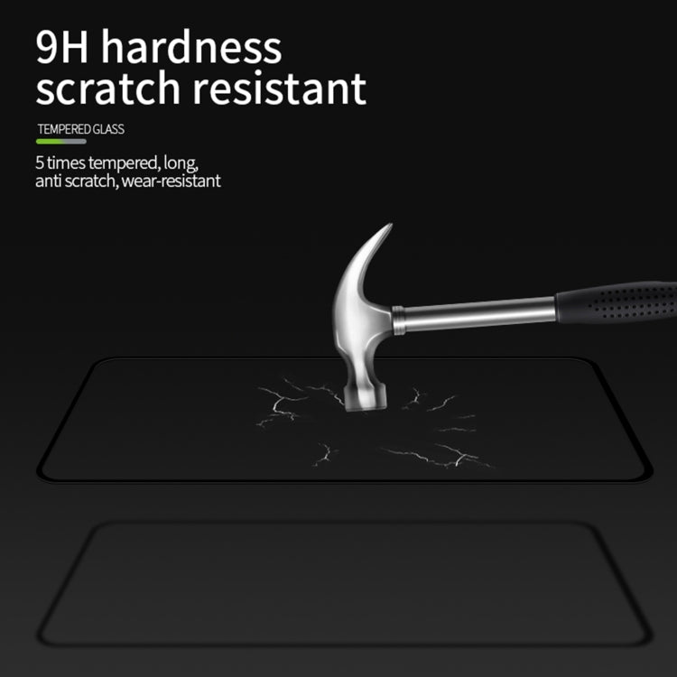 For Samsung Galaxy M51 MOFI 9H 2.5D Full Screen Tempered Glass Film(Black) - Galaxy Tempered Glass by MOFI | Online Shopping UK | buy2fix