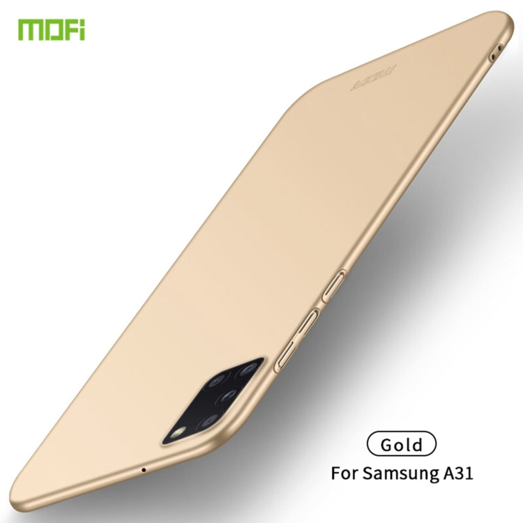 For Samsung Galaxy A31 MOFI Frosted PC Ultra-thin Hard Case(Gold) - Galaxy Phone Cases by MOFI | Online Shopping UK | buy2fix