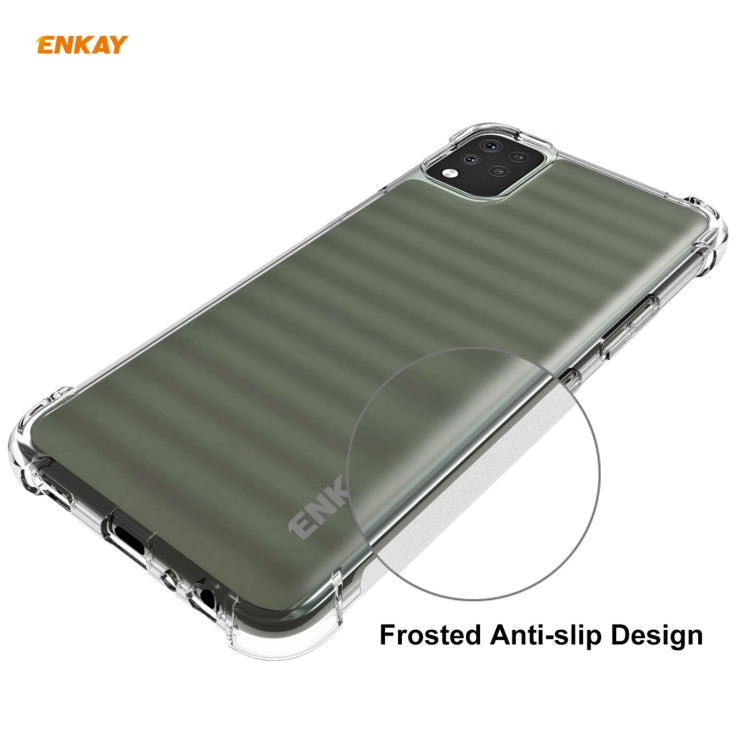 For LG K42 Hat-Prince ENKAY Clear TPU Shockproof Case Soft Anti-slip Cover - LG by ENKAY | Online Shopping UK | buy2fix