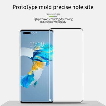 For Huawei Mate 40 MOFI 9H 3D Explosion Proof Hot Bending Full Screen Covered Tempered Glass Film(Black) - Huawei Tempered Glass by MOFI | Online Shopping UK | buy2fix