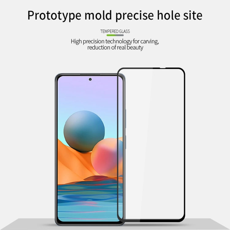 For Redmi Note 10 Pro / Note 10 Pro Max MOFI 9H 2.5D Full Screen Tempered Glass Film(Black) -  by MOFI | Online Shopping UK | buy2fix