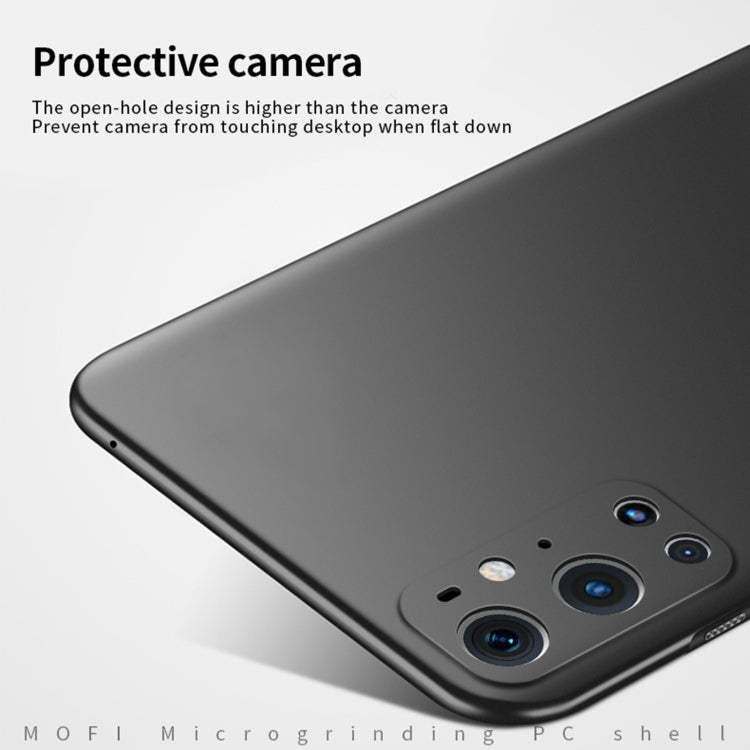 For OnePlus 9 Pro MOFI Frosted PC Ultra-thin Hard Case(Black) - OnePlus Cases by MOFI | Online Shopping UK | buy2fix