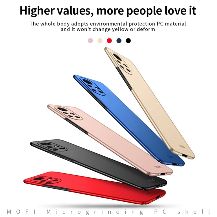 For Huawei Nova 8 Pro MOFI Frosted PC Ultra-thin Hard Case(Gold) - Huawei Cases by MOFI | Online Shopping UK | buy2fix