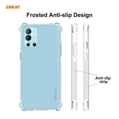 For OnePlus 9R ENKAY Hat-Prince Clear TPU Shockproof Case Soft Anti-slip Cover - OnePlus Cases by ENKAY | Online Shopping UK | buy2fix