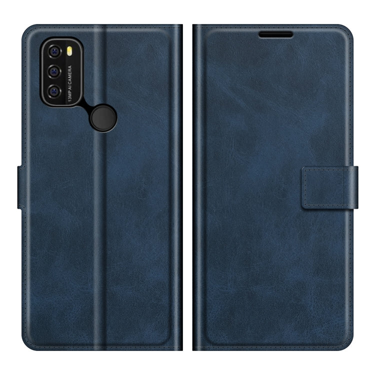 For Blackview A70 Retro Calf Pattern Buckle Horizontal Flip Leather Case with Holder & Card Slots & Wallet(Blue) - More Brand by buy2fix | Online Shopping UK | buy2fix