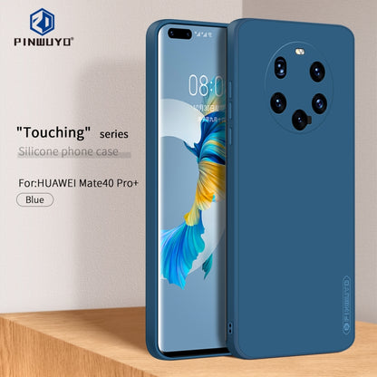 For Huawei Mate 40 Pro+ PINWUYO Sense Series Liquid Silicone TPU Mobile Phone Case(Blue) - Huawei Cases by PINWUYO | Online Shopping UK | buy2fix