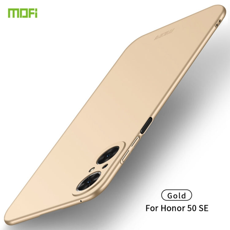 For Honor 50 SE MOFI Frosted PC Ultra-thin Hard Case(Gold) - Honor Cases by MOFI | Online Shopping UK | buy2fix