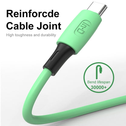 ENKAY Hat-Prince ENK-CB1102 3A USB to USB-C / Type-C Silicone Data Sync Fast Charging Cable, Cable Length: 1.8m(Green) - USB-C & Type-C Cable by ENKAY | Online Shopping UK | buy2fix