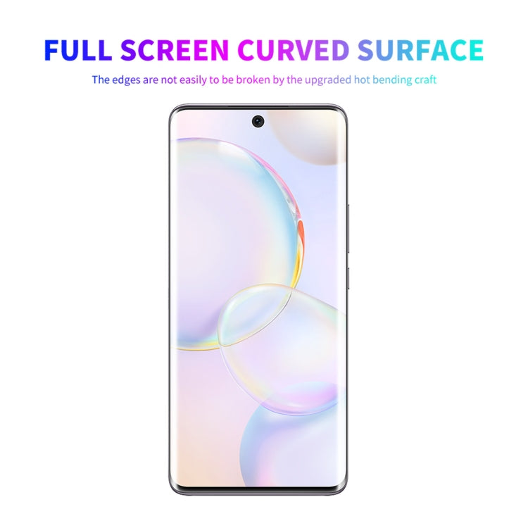 For Honor 50 10 PCS ENKAY Hat-Prince 3D Curved Full Coverage PET Hot Bending HD Screen Protector Soft Film Support Fingerprint Unlock - For Huawei by ENKAY | Online Shopping UK | buy2fix