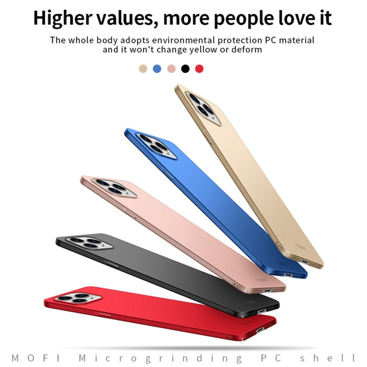 For iPhone 13 Pro Max  MOFI Frosted PC Ultra-thin Hard Case(Red) - iPhone 13 Pro Max Cases by MOFI | Online Shopping UK | buy2fix