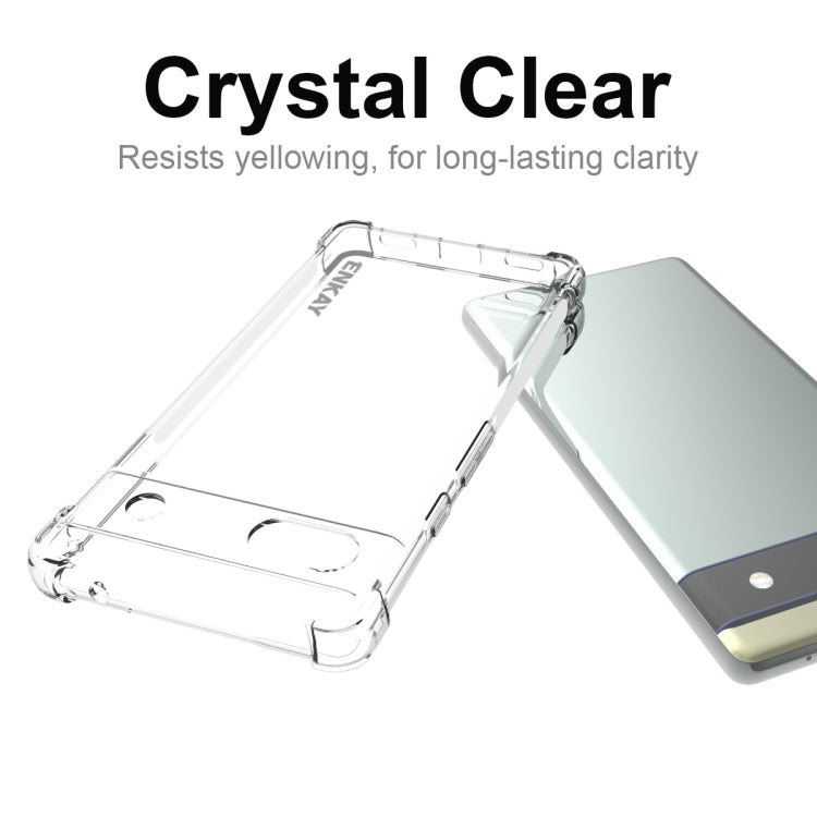 For Google Pixel 6A ENKAY Transparent TPU Shockproof Case - Google Cases by ENKAY | Online Shopping UK | buy2fix