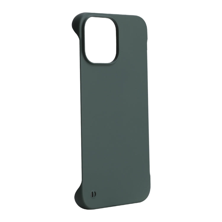 For iPhone 12 Pro Max ENKAY Matte Frameless Hard PC Case(Dark Green) - iPhone 12 Pro Max Cases by ENKAY | Online Shopping UK | buy2fix