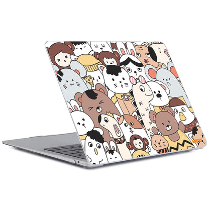 For MacBook Air 13.3 inch A1932 / A2179 / A2337 ENKAY Animal Series Pattern Laotop Protective Crystal Case(Animals No.1) - MacBook Air Cases by ENKAY | Online Shopping UK | buy2fix