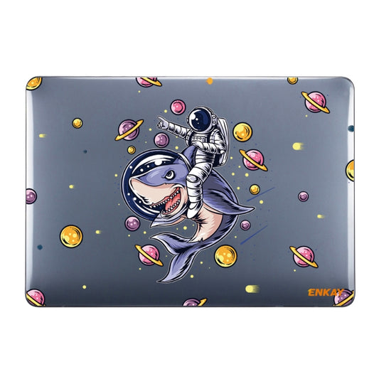 ENKAY Star Series Pattern Laotop Protective Crystal Case For MacBook Pro 15.4 inch A1707 / A1990(Shark Astronaut) - MacBook Pro Cases by ENKAY | Online Shopping UK | buy2fix