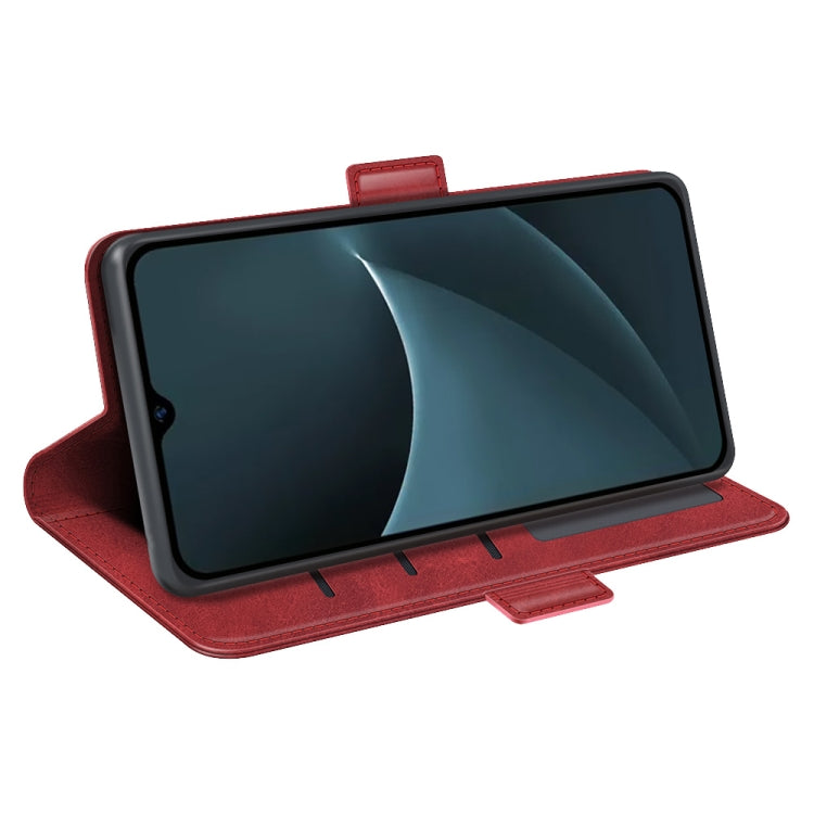 For Blackview A95 Dual-side Magnetic Buckle Leather Phone Case(Red) - More Brand by buy2fix | Online Shopping UK | buy2fix