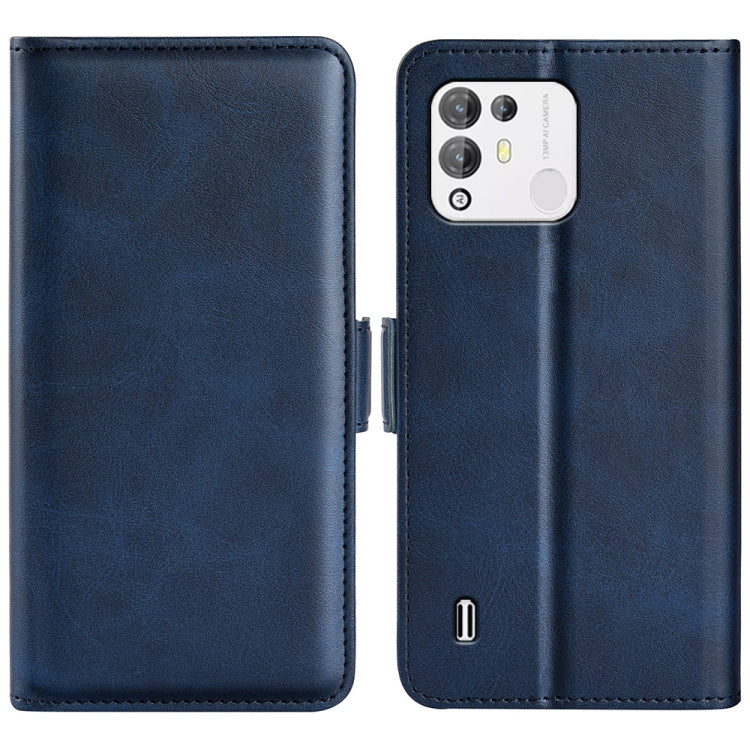 For Blackview A55 Pro Dual-side Magnetic Buckle Leather Phone Case(Dark Blue) - More Brand by buy2fix | Online Shopping UK | buy2fix