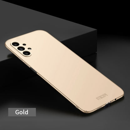 For Samsung Galaxy A13 4G MOFI Frosted PC Ultra-thin Hard Case(Gold) - Galaxy Phone Cases by MOFI | Online Shopping UK | buy2fix