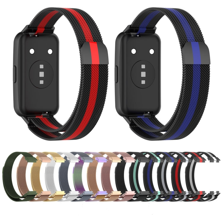 For Huawei Band 7 Milan Magnetic Watch Band(Colorful) - Watch Bands by buy2fix | Online Shopping UK | buy2fix