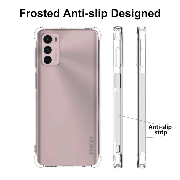 For Motorola Moto G42 4G ENKAY Transparent TPU Shockproof Phone Case - Motorola Cases by ENKAY | Online Shopping UK | buy2fix