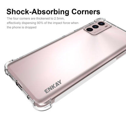 For Motorola Moto G42 4G ENKAY Transparent TPU Shockproof Phone Case - Motorola Cases by ENKAY | Online Shopping UK | buy2fix