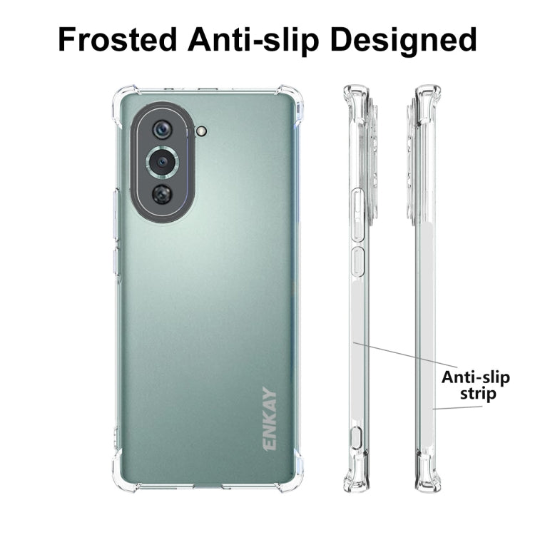 For Huawei Nova 10 Pro 4G ENKAY Transparent TPU Shockproof Phone Case - Huawei Cases by ENKAY | Online Shopping UK | buy2fix