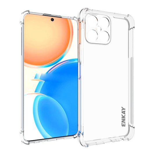 For Honor X8 ENKAY Transparent TPU Shockproof Phone Case - Honor Cases by ENKAY | Online Shopping UK | buy2fix