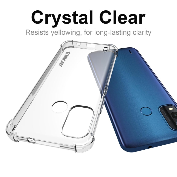 For Nokia G11 Plus ENKAY Clear TPU Shockproof Phone Case - Nokia Cases by ENKAY | Online Shopping UK | buy2fix