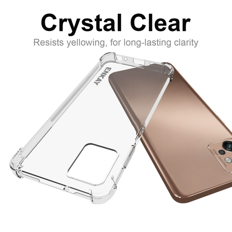 For Motorola Moto G32 ENKAY Clear TPU Shockproof Phone Case - Motorola Cases by ENKAY | Online Shopping UK | buy2fix