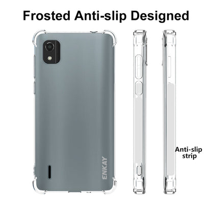 For Nokia C2 2nd Edition ENKAY Clear TPU Shockproof Phone Case - Nokia Cases by ENKAY | Online Shopping UK | buy2fix