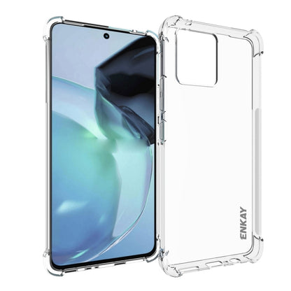 For Motorola Moto G72 4G ENKAY Transparent TPU Shockproof Phone Case - Motorola Cases by ENKAY | Online Shopping UK | buy2fix