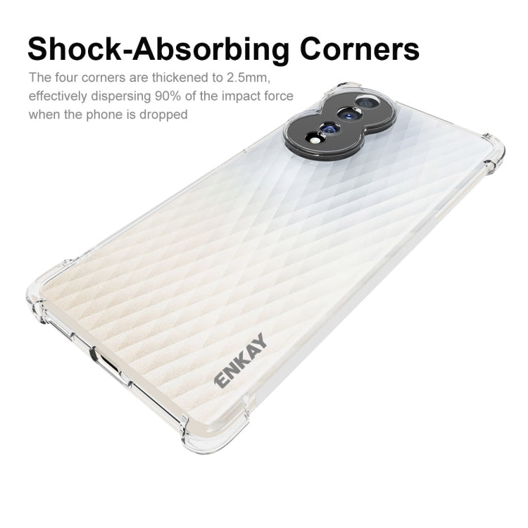 For Honor 80 ENKAY Hat-Prince Clear TPU Shockproof Phone Case - Honor Cases by ENKAY | Online Shopping UK | buy2fix