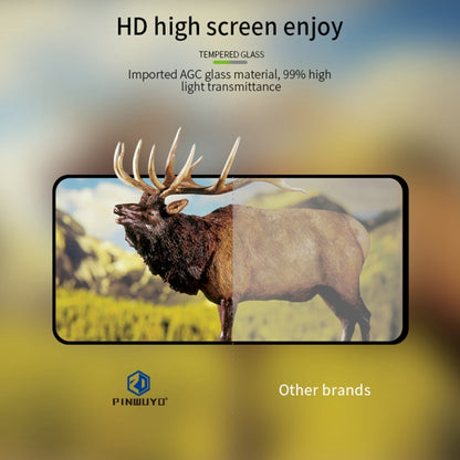 For Xiaomi 13 PINWUYO 9H 2.5D Full Screen Tempered Glass Film(Black) - 13 Tempered Glass by PINWUYO | Online Shopping UK | buy2fix