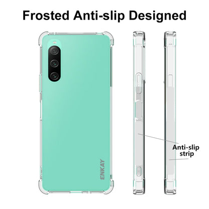 For Sony Xperia 10 V ENKAY Hat-Prince Clear TPU Shockproof Phone Case - Sony Cases by ENKAY | Online Shopping UK | buy2fix