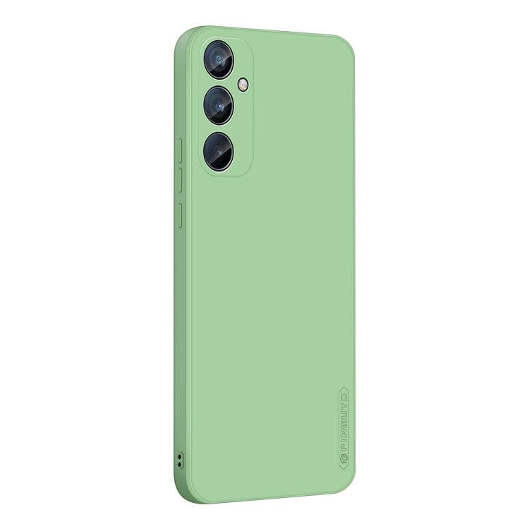 For Samsung Galaxy A34 5G PINWUYO Sense Series Liquid Silicone TPU Phone Case(Green) - Galaxy Phone Cases by PINWUYO | Online Shopping UK | buy2fix