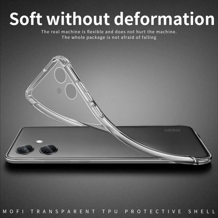 For OPPO K11 MOFI Ming Series Transparent Ultra-thin TPU Phone Case(Transparent) - OPPO Cases by MOFI | Online Shopping UK | buy2fix