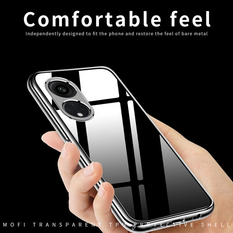 For OPPO A38 MOFI Ming Series Transparent Ultra-thin TPU Phone Case(Transparent) - OPPO Cases by MOFI | Online Shopping UK | buy2fix