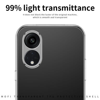 For OPPO A38 MOFI Ming Series Transparent Ultra-thin TPU Phone Case(Transparent) - OPPO Cases by MOFI | Online Shopping UK | buy2fix