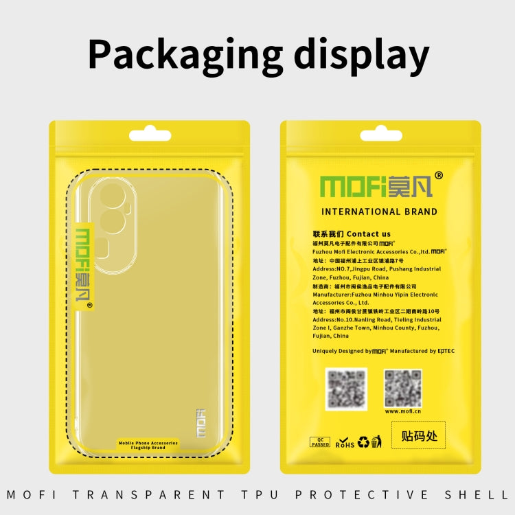 For OPPO A38 MOFI Ming Series Transparent Ultra-thin TPU Phone Case(Transparent) - OPPO Cases by MOFI | Online Shopping UK | buy2fix