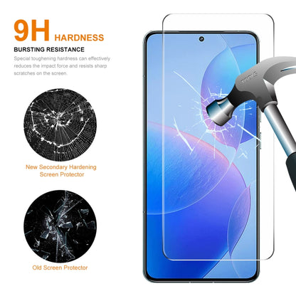 For Redmi K70 / K70 Pro / K70E 2pcs ENKAY Hat-Prince 0.26mm 9H 2.5D High Aluminum-silicon Tempered Glass Film - K70 Tempered Glass by ENKAY | Online Shopping UK | buy2fix