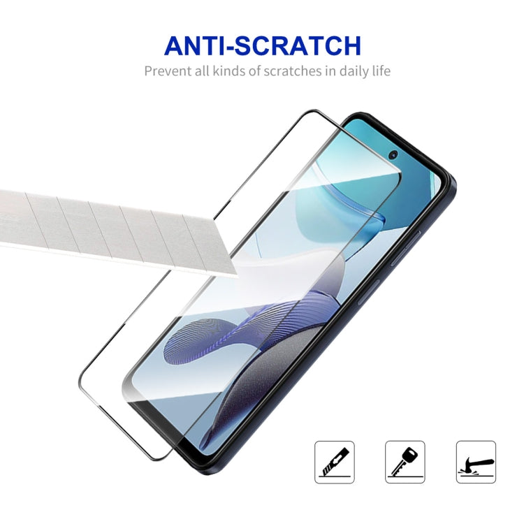 For Motorola Moto G13 / G23 / G53 5pcs ENKAY Full Glue High Aluminum-silicon Tempered Glass Film - Motorola Tempered Glass by ENKAY | Online Shopping UK | buy2fix