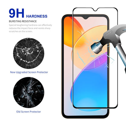 For Honor 70 Lite / X5 / X6 5pcs ENKAY Hat-Prince Full Glue High Aluminum-silicon Tempered Glass Film - Honor Tempered Glass by ENKAY | Online Shopping UK | buy2fix