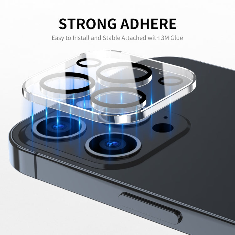 For iPhone 16 Pro / 16 Pro Max 2pcs ENKAY Hat-Prince 9H Rear Camera Lens Tempered Glass Film - iPhone 16 Pro Max Tempered Glass by ENKAY | Online Shopping UK | buy2fix