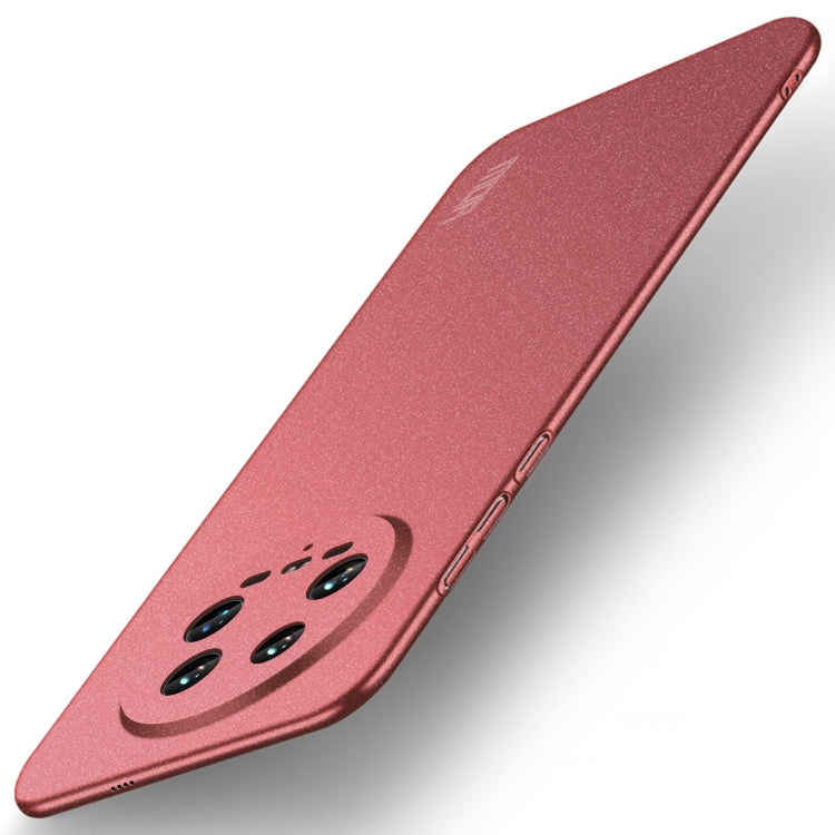 For Xiaomi 14 Ultra MOFI Fandun Series Frosted PC Ultra-thin All-inclusive Phone Case(Red) - 14 Ultra Cases by MOFI | Online Shopping UK | buy2fix