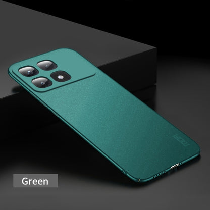 For Xiaomi Redmi K70 Ultra MOFI Fandun Series Frosted PC Ultra-thin All-inclusive Phone Case(Green) - Xiaomi Cases by MOFI | Online Shopping UK | buy2fix