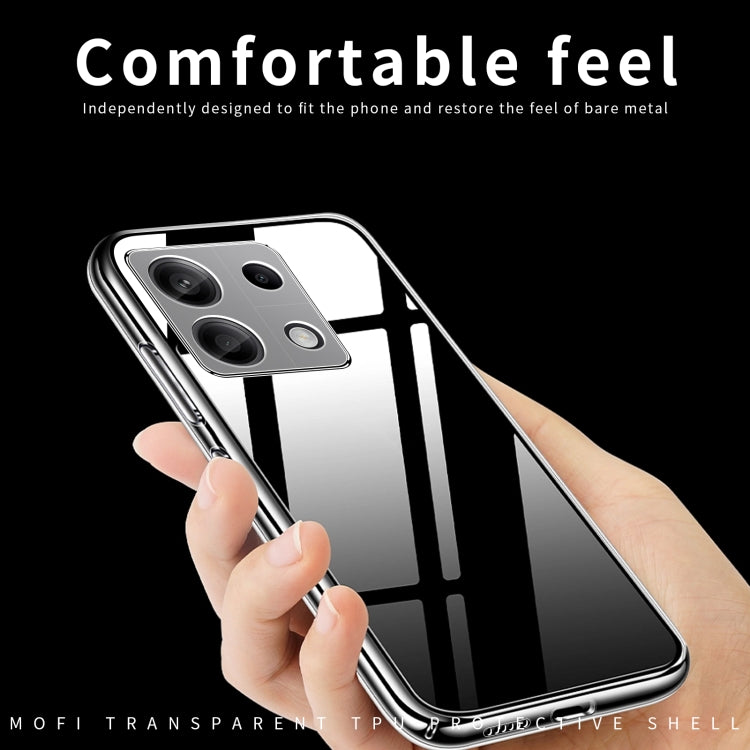 For Xiaomi Redmi Note 13 Pro MOFI Ming Series Ultra-thin TPU Phone Case(Transparent) - Note 13 Pro Cases by MOFI | Online Shopping UK | buy2fix